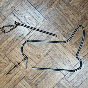 Rustic Boot-Shaped Metal Dinner Bell